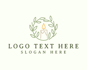 Wreath Candle Light logo