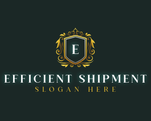 Elegant Shield Royalty logo design