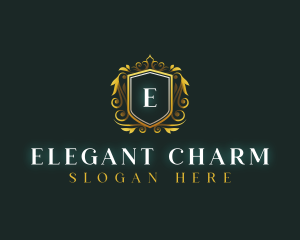 Elegant Shield Royalty logo design