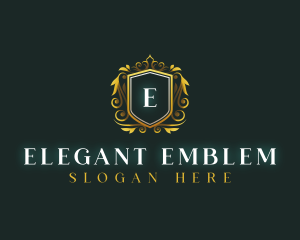 Elegant Shield Royalty logo design