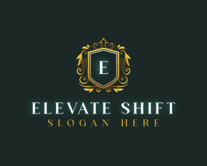 Elegant Shield Royalty logo design