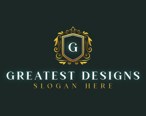 Elegant Shield Royalty logo design