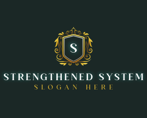 Elegant Shield Royalty logo design