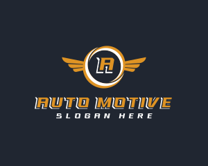 Automotive Wing Logistics logo design