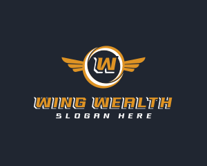 Automotive Wing Logistics logo design