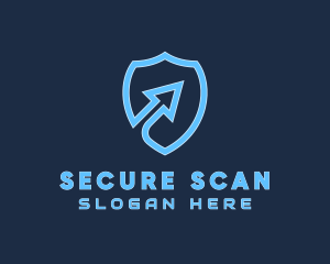 Security Shield Arrow logo design