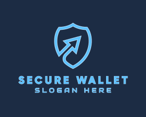 Security Shield Arrow logo design