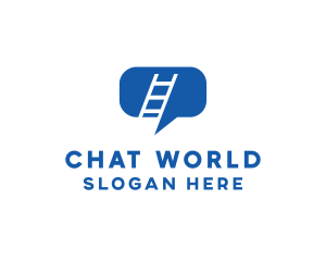 Communication Chat Ladder  logo