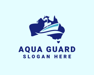 Australian Naval Ship logo design