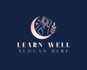 Woman Waxing Wellness logo design