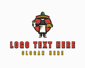 Taco Burrito Restaurant Logo