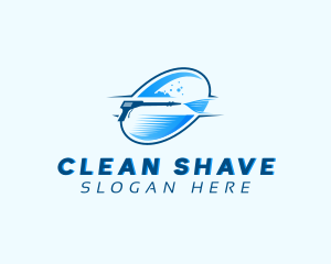 Cleaning Pressure Washer logo design