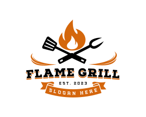 Flame Grill BBQ logo