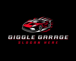 Car Racing Garage logo design