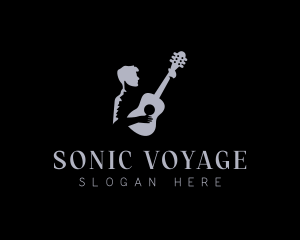 Performer Guitar Musician logo