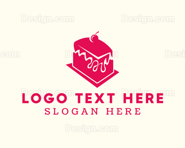 Red Cherry Cake Logo