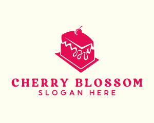 Cherry Icing Cake logo design