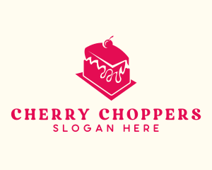 Cherry Icing Cake logo design