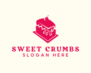 Cherry Icing Cake logo design