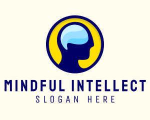 Human Mind Thinking logo design