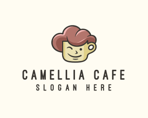 Cafe Coffee Cup logo design