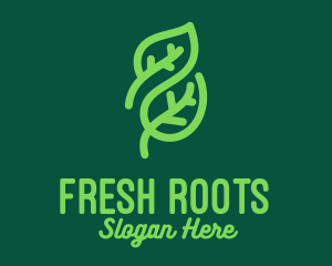 Fresh Organic Farm  logo design