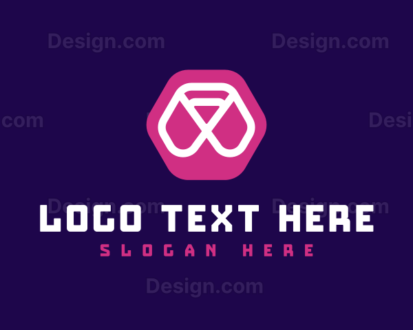 Abstract Hexagon Brand Logo