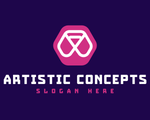 Abstract Hexagon Brand logo