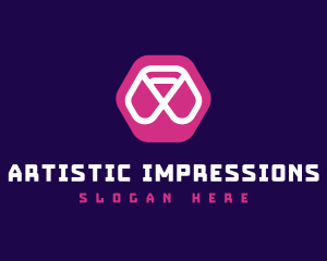 Abstract Hexagon Brand logo