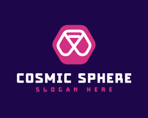 Abstract Hexagon Brand logo design