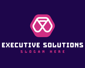 Abstract Hexagon Brand logo design