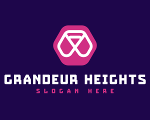 Abstract Hexagon Brand logo design