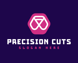 Abstract Hexagon Brand logo design