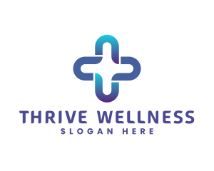 Abstract Business Cross logo