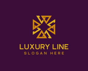 Luxury Golden Cross logo design