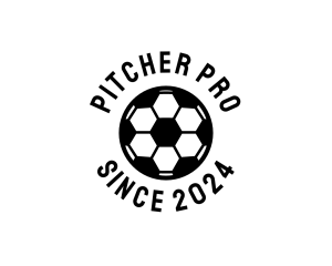 Simple Football Soccer Ball logo design