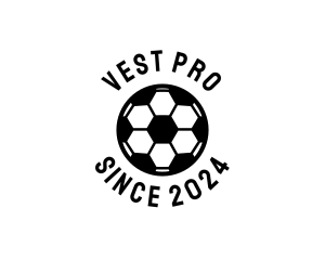 Simple Football Soccer Ball logo design