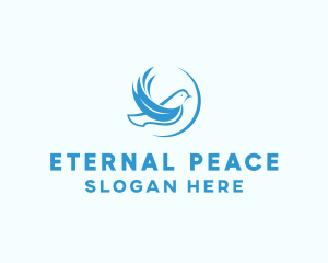 Christian Peace Dove logo design