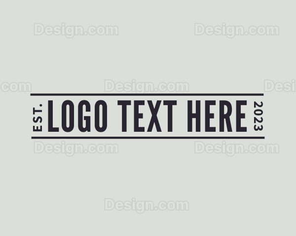 Modern Minimalist Brand Logo