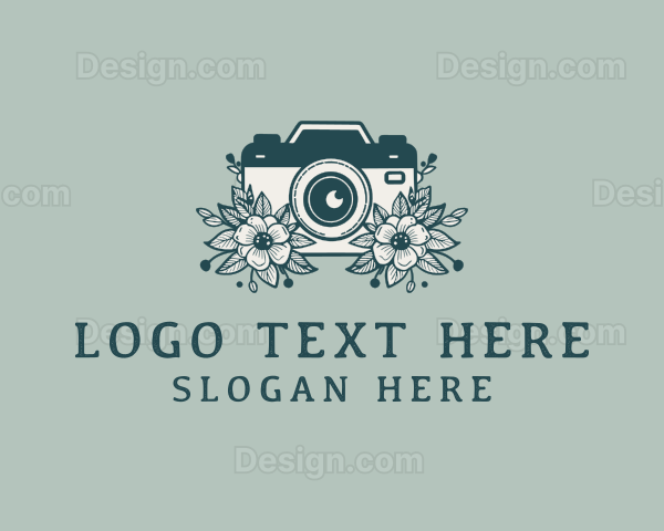 Floral Wedding Photography Logo