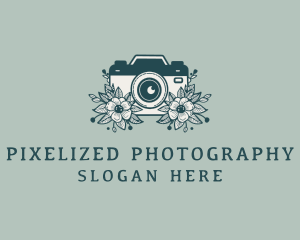 Floral Wedding Photography logo design