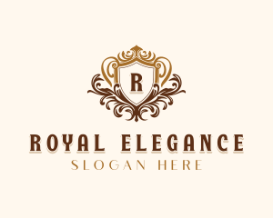 Elegant Royal Shield logo design