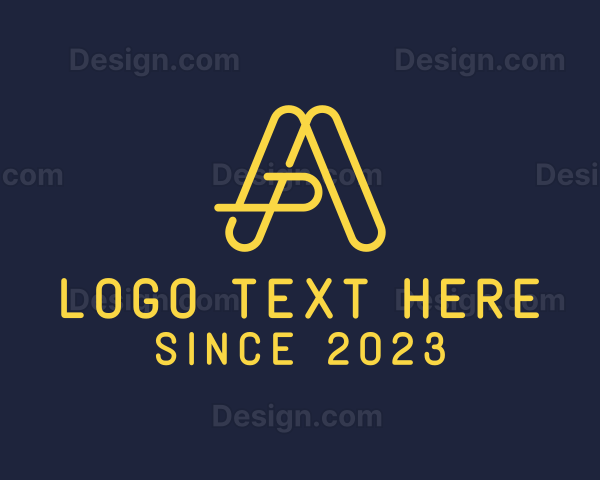 Minimalist Letter A Company Logo