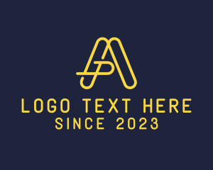 Minimalist Letter A Company logo