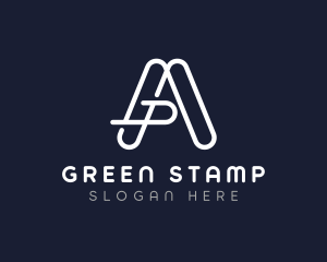 Minimalist Letter A Company logo design