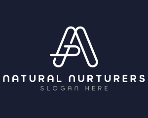 Minimalist Letter A Company logo design