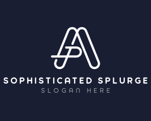 Minimalist Letter A Company logo design