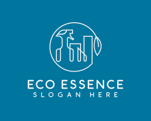 Eco Disinfectant City logo design