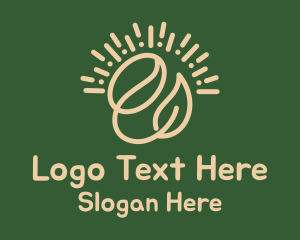 Coffee Bean Leaf Logo