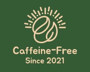 Coffee Bean Leaf logo design